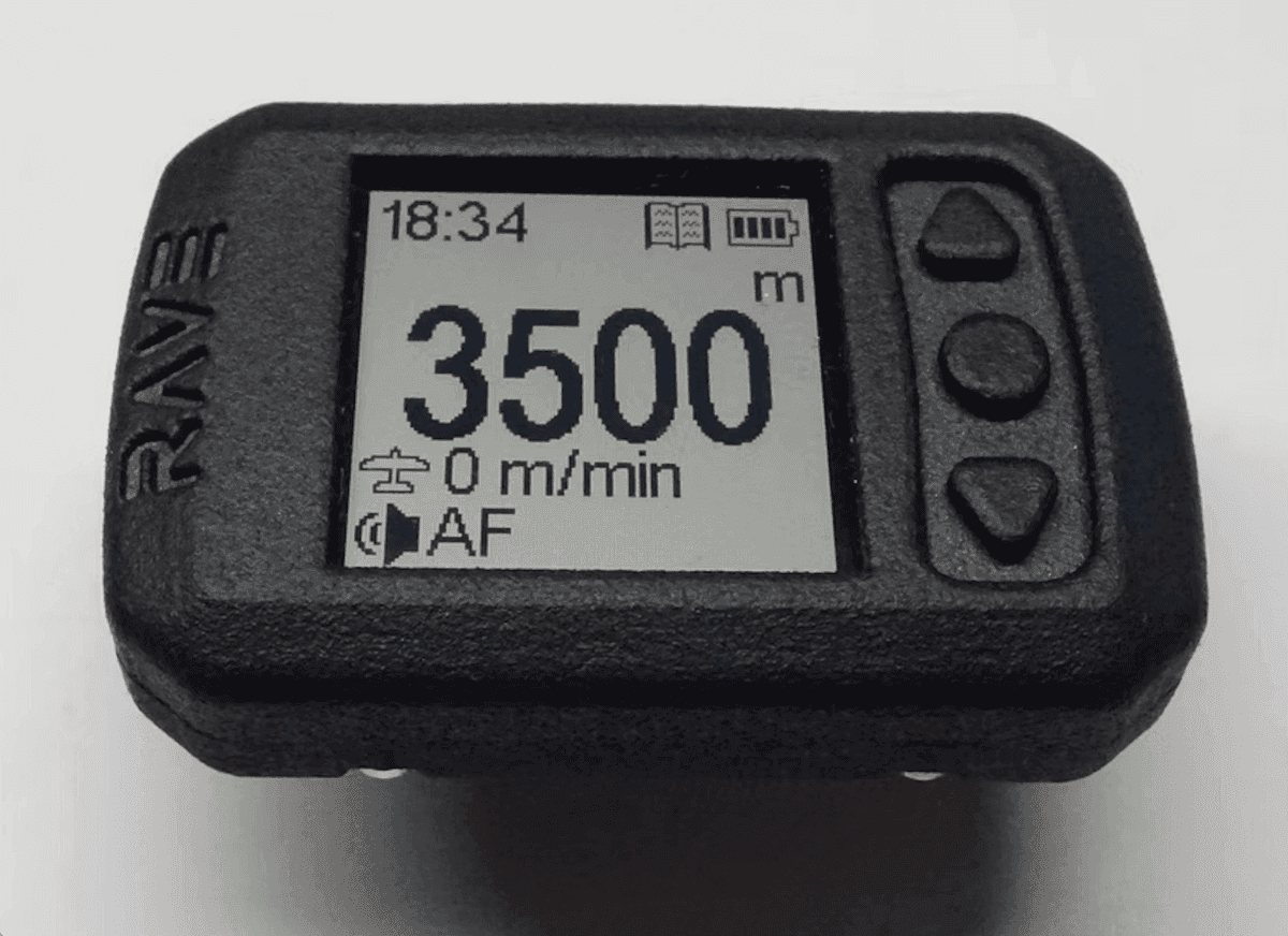 Rave visual / audible digital altimeter